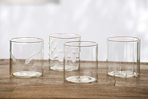 Image of Borosil Vision Glass Set, 295 ml, Set of 6, Transparent Vision Glass Set, 120ml, Set of 6