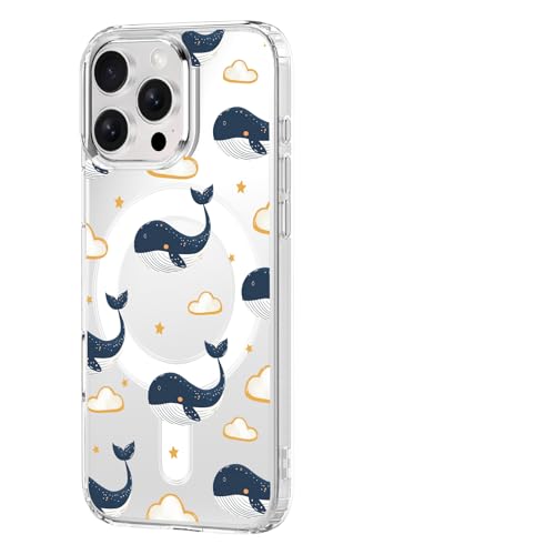 Coque iPhone 15 Pro océan magnétique transparente antichoc pour femme