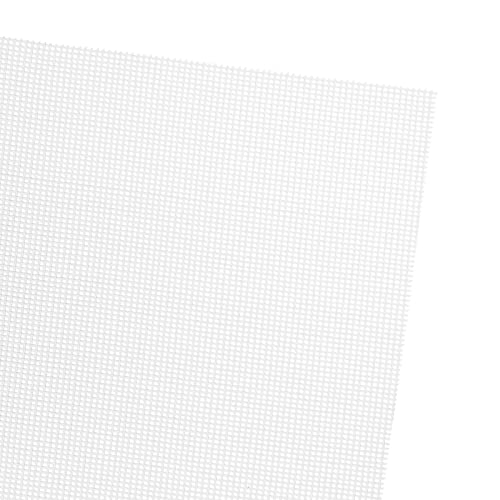 Replacement Adjustable Fiberglass Window Screen Mesh for Patio, Sliding Doors (White, 48 x 236 in) - Thumbnail 6