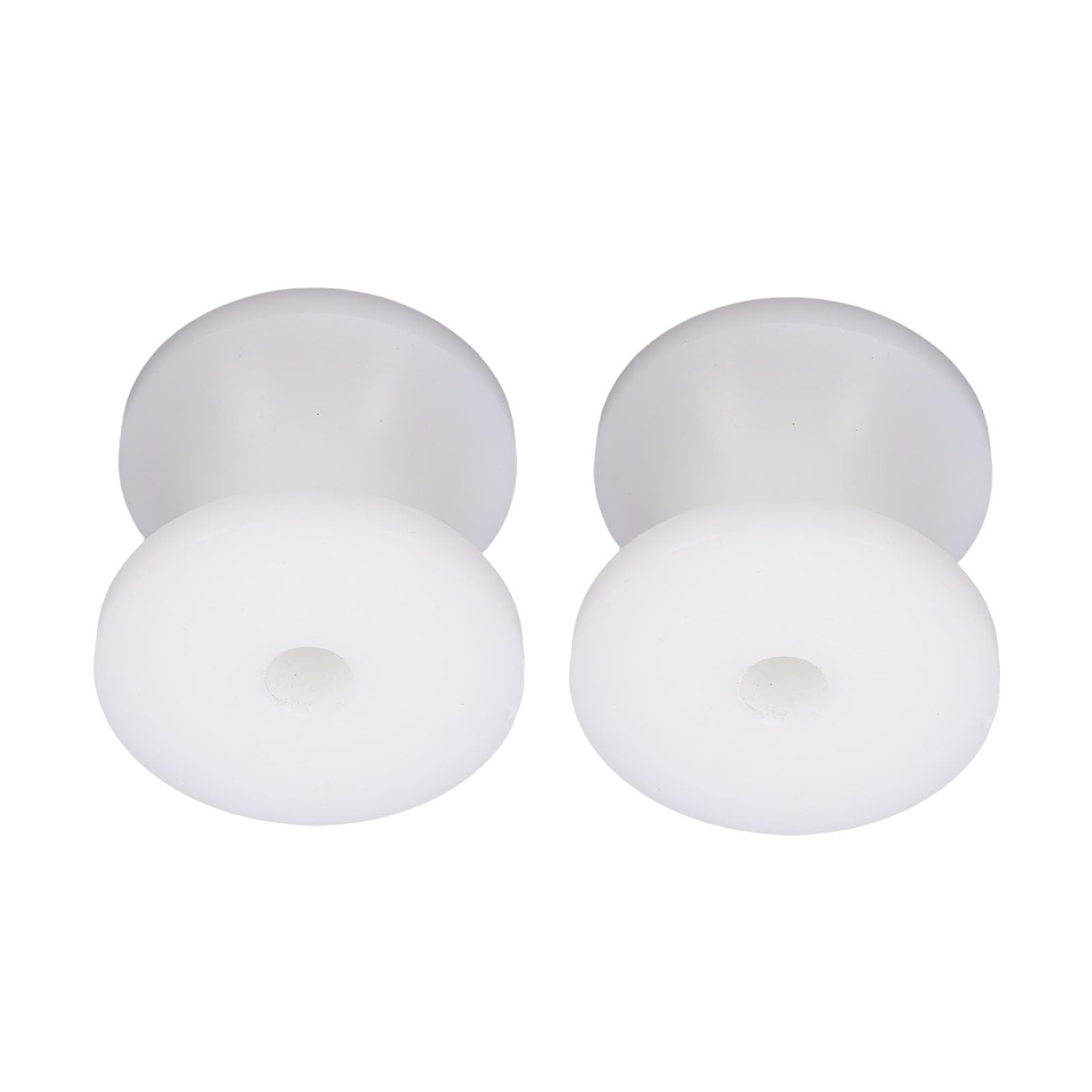 Pissente 2Pcs Boat Trailer Rollers 1.97x1.69in, Hole Dia 8mm, Marine Keel Roller for Yachts Lifeboats