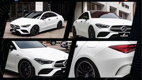 Image of WALLMATE Car Vinyls Matte Car Wrap Sheet Vinyl roll Film Sticker Air Release Decal Car Bike Wrap Sheet (20x38 (Inch), White Matte)