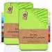 Produktbild NatureMark 2er Pack Jersey Spannbettlaken, Spannbetttuch 100% Baumwolle in vielen Größen und Farben MARKENQUALITÄT ÖKOTEX Standard 100 | 90 x 200 cm - 100 x 200 cm - Apfel grün