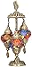 DEMMEX 3 Globes Turkish Moroccan Mosaic Bohemian Table Desk Bedside Night Lamp Light Lampshade, Exotic Oriental Colorful Mosaic Glasses Table Lamp, Antique Brass Color Metal Body, Handmade, 21