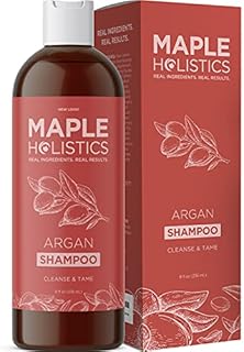 Argan Shampoo for Dry Damaged Hair - Moroccan Argan Oil Shampoo for Dry Hair Frizz Control and Dry Scalp Care - Moisturizing Shampoo for Curly Hair Care and Hair Moisturizer for Dry Damaged Hair