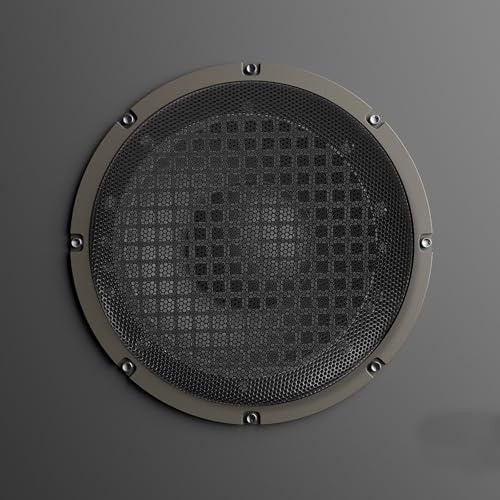 Rejilla para altavoces coche de metal resistente para proteger subwoofer contra golpes 2 uds 6
