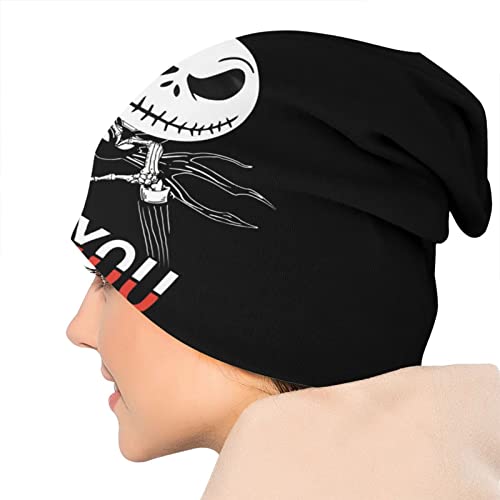 Christmas Jack Skellington Masculino Feminino Unissex Adulto Gorro Inverno Outdoor Slouchy Warm Hat,