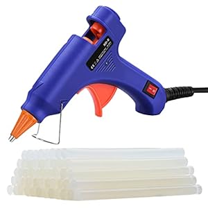 Mini Hot Glue Gun Heißklebepistole , Klebepistole mit 50 Heißklebesticks Klebesticks,Schmelzende Klebepistole Set für…