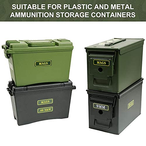Amazon.com: Ammo Can Vinyl Sticker Set Decal Label .22 .223 .308
