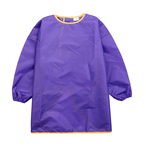 NUOBESTY Art Smock Kids Schilderen Smock Waterdichte Kinderen Artiest Schorten met Lange Mouw Geschikt voor 130-150cm… - Image 6