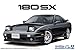 Aoshima Nissan RPS13 180SX Type X ’96 Custom Wheel 1:24 Scale Model Kit