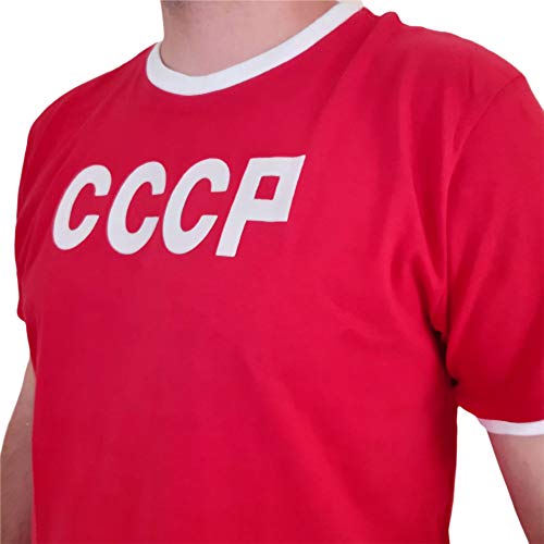 Camisa Cccp Vermelha Retrô Tamanho:M