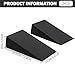 Xoeryoy 1 Pair Squat Wedge Block 13x6x3.5 Inch EVA Supportive Workout Yoga Block for Fitness, Pushup, Weightlifting, Foot Stretching
