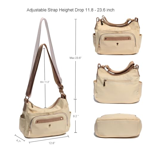 Women Crossbody Bag Shoulder Handbag Multiple Pockets Bag Ladies Messenger Bag Purse Fashion Tote2