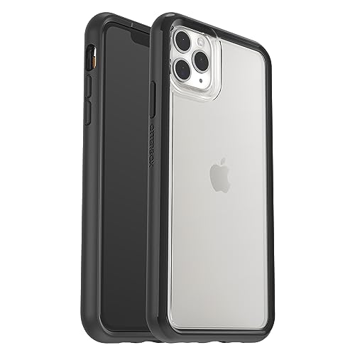 OtterBox - Clear iPhone 11 Pro Max Case (ONLY) - Scratch-Resistant Protective Phone Case Sleek & Pocket-Friendly Profile (Black Crystal)