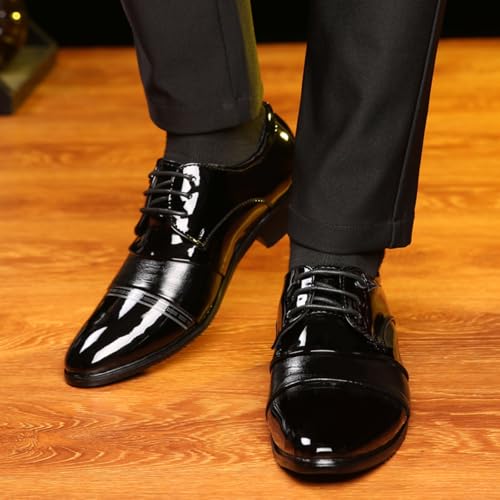 Mens lace up Dress Shoes Low top Loafers Slip Resistant Suitable for Business Weddings Formal Events with All Day Comfort4