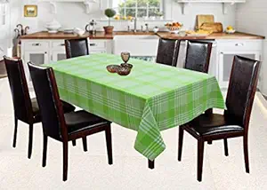 AIRWILL, 100% Cotton Self Designed 6 Seater Table Cloth, Pack of 1 pc.