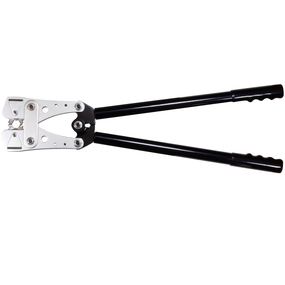 Ukcable-Ties Black Battery Cable Lug Crimping Tools 6-120Mm² Hand Electrician Pliers For Crimping Wire Cable From Wire Crimping Tool Electrical Lug Crimper Cable Lug Crimping Tool For Heavy Duty Wire