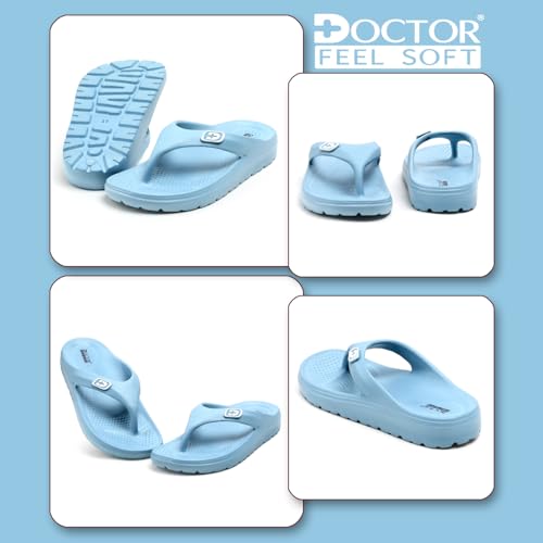 Image of Flip Flops for Women | Lightweight Thong Slippers with Soft EVA Sole | Anti-Slip Everyday Wear Sandals for Home & Outdoor