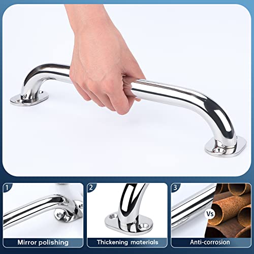 image for Marinebaby 2X 12 inch Boat Handle handrail Polished Stainless Steel He