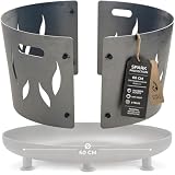 Funkenschutz für Feuerschale 60 cm – 2-teilig aus...