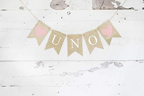Swanky Party Box | Pink Uno Banner | First Birthday Party Decor