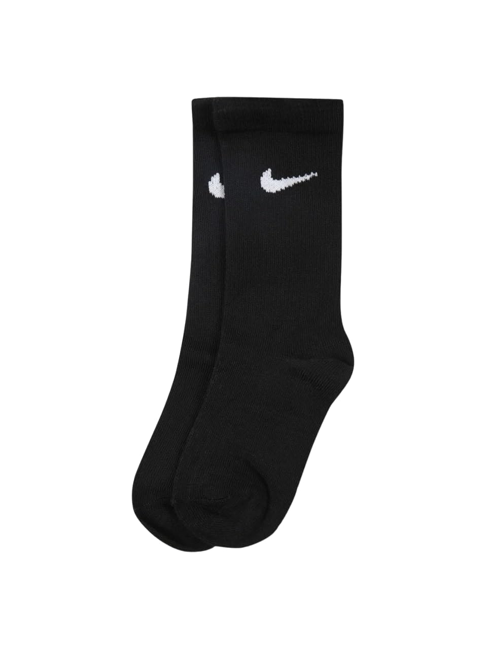 NIKE Unisex Kids Rn0030 Short 6 Pairs Eu 23 1/2-27 SOCKS, Black/White