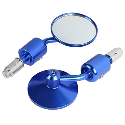 Rétroviseur moto CNC de 3 pouces pour embout de guidon anti-vibration et réglable