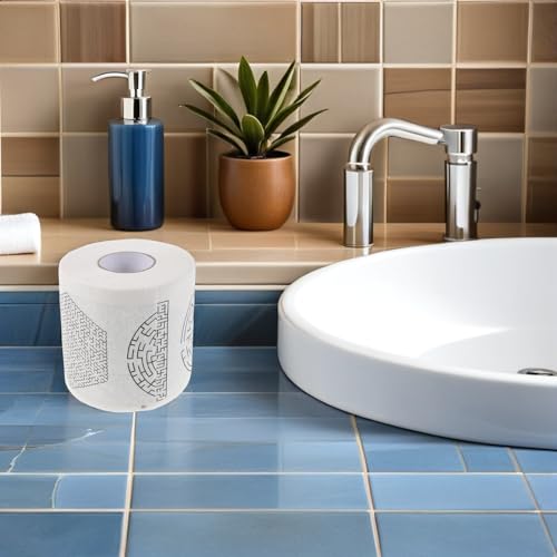 Papel higiénico laberinto interactivo para estudiantes y decoración 6