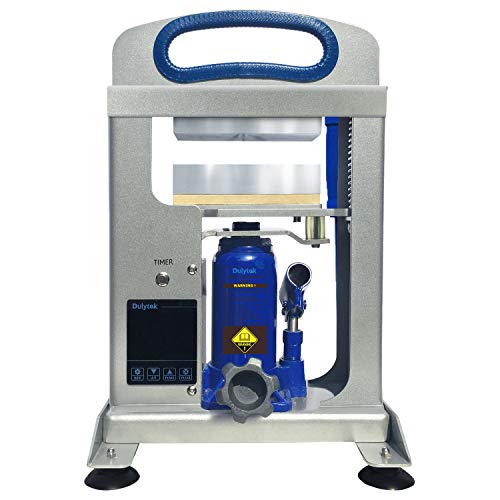 Dulytek DHP7 V3 Hydraulic Heat Press Machine, 7-Ton Pressing Force, Dual Heat 6' Plates, Touch-Screen Panel