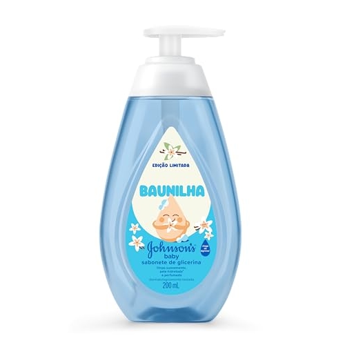 Sabonete Líquido de Glicerina Baunilha JOHNSON'S® Baby 200mL Sabonete Líquido de Glicerina Baunilha JOHNSON'S® Baby 200mL