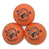 Six Feathers Lacrosse Soft Indoor/Outdoor Lacrosse Training Balls - 3 Pack - Lacrosse Training/Massage Ball/myofacial Release/Trigger Point Ball/deep Tissue