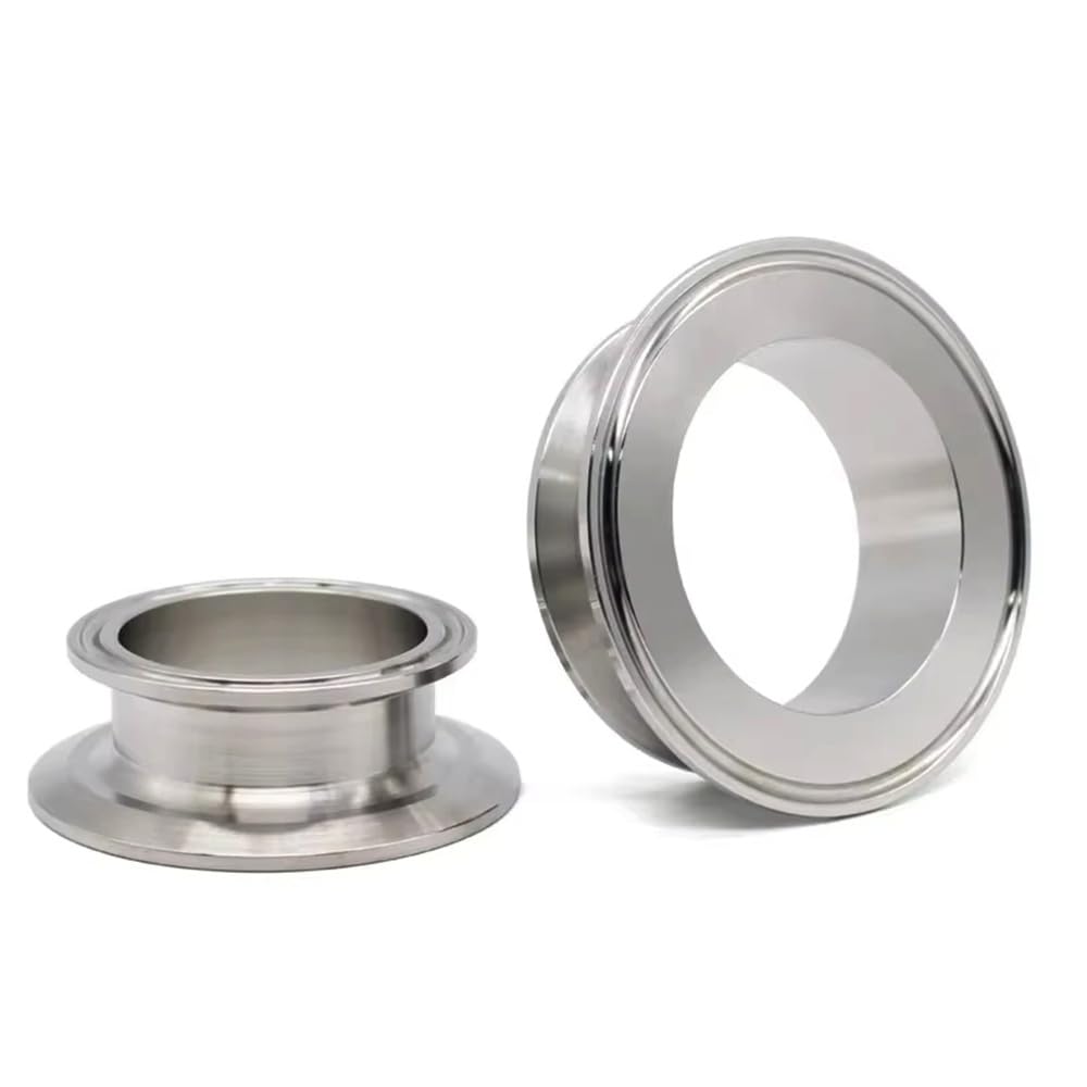 Tappo riduttore a tre morsetti, raccordo per tubi sanitari in acciaio inossidabile 304, dimensioni ghiera 50,5 mm x 64 mm x 77,5 mm per la produzione di birra