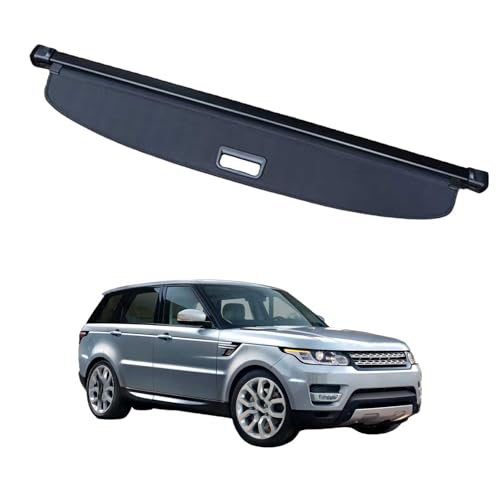 Car Rear Trunk Parcel Shelf for Land Rover Range Rover Sport 2014-2024, Retractable Boot Cargo Luggage Shield Cover Privacy Protective Accessories,Carbon Fiber