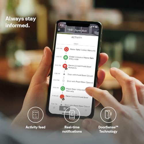 Image of Yale Linus Smart Lock L2 in Silver [NO Subscription Required] | Keyless Access | Easy Installation | Remote Lock and Unlock | Virtual Keys | Real-time Alerts | Compatible with The Yale Home app