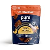 CANIDAE Pure Dog Jerky Treats, Chicken with Sweet Potato, 4 oz, Grain Free