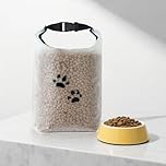 NursCare Pet Food Storage Bag for Travel, Dog Food Container with Roll-Top Closure, BPA-Free, Food Grade, Keeps Kibble Fresh for Camping Trip, Dog Boarding, Weekend Getaways (14 Cups)