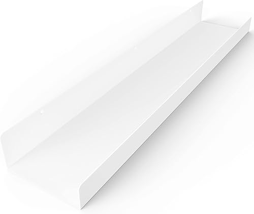 Miniatura 1 de DIY CARTEL Estante de pared de metal flotante hecho en Estados Unidos, repisa para fotos, acero fabricado en Estados Unidos, estante industrial