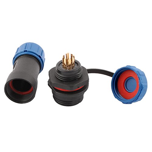 Conector Aexit SP1311/S 6 Terminales Azul y Negro miniatura 2