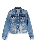  LTB Jeans Mädchen Dean X G Jacke, Blau (Akis Wash 52213), 110 (Herstellergröße: 5)