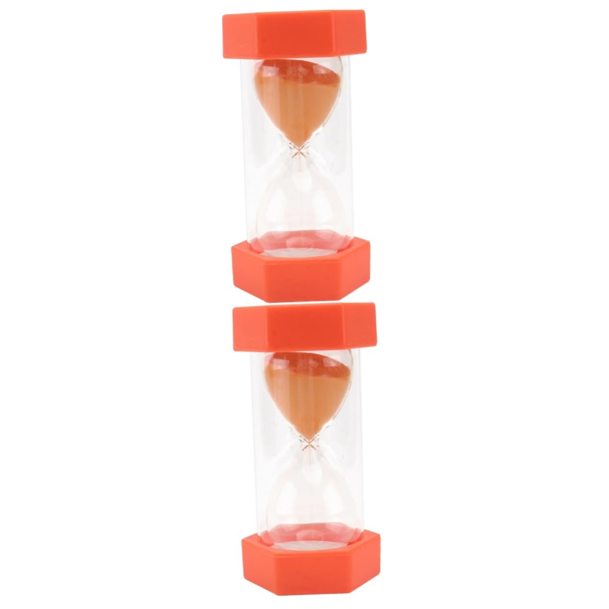 Alipis 2piezas Temporizador Minutos Protección Anticaída Decoración para Hogar y Oficina Reloj Resistente Temporizador Elegante y Funcional Color Naranja