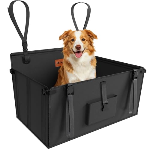 KYG Siège Auto pour Chien,Imperméable Antidérapant Panier Chien Voiture, Résistant Transport Pet Voiture, Siège Renforcé pour Chiens de Taille Moyenne et...