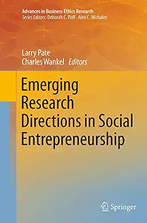 Emerging Research Directions in Social Entrepreneurship Softcover reprint of the original 1st ed. 2014 Edition-Wow! eBook