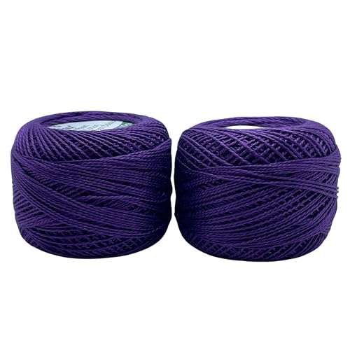 Image of Anchor Knitting Pearl Cotton Fast Colour Thread Yarn - Mercer Pearl Cotton 10gm Yarn (Thickness 1 mm) (Pack of 1 (0101)