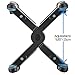 immagine 4Halter LZ-401 Pc Computer Stand Caso Caddy per Desktop/Rolling Torre Casi con Larghezza Regolabile e Ruote 4 Ruote