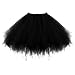 PerfectDay Women's Tutu Petticoat Skirt Prom Evening Occasion Accessory Black
