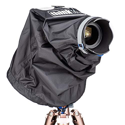 Image of Think Tank Emergency Rain Cover for DSLR and Mirrorless Cameras with 24-70mm Lens - Small (Black)