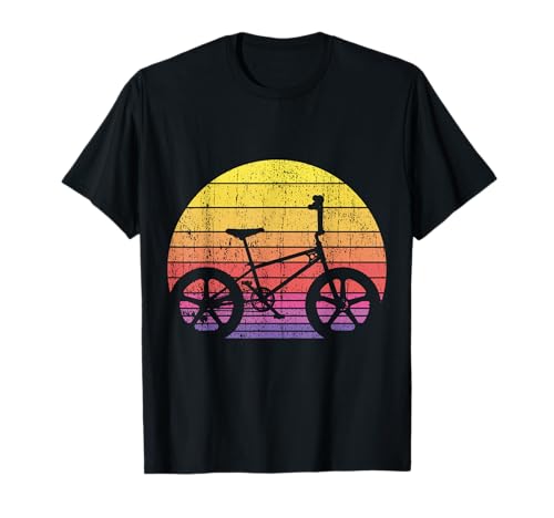 Ciclista de carreras old school rad bmx freestyle de los 80 camiseta