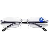 [Vailaipupy] 2025new 累進多焦点遠近両用老眼鏡【視力回復&かければかけるほど視力が良くなる&ドイツ輸入のレンズ】100-700度 自動度数調節できる 老眼鏡 高透過率 真の色再現 疲労回復 長時間装着可能 超高精細レンズ ブルーライトカット 日常読書/テレビ視聴/ドライブ/ワーキングなど多シーンに最適 (小さな黄色のレンズ)