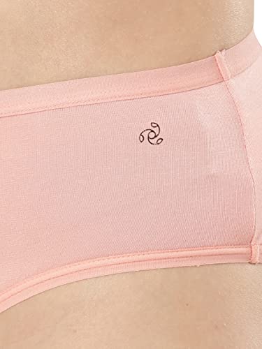 Image of Jockey 1807 Women's High Coverage Micro Modal Elastane Stretch Mid Waist Hipster with Ultrasoft Exposed Waistband