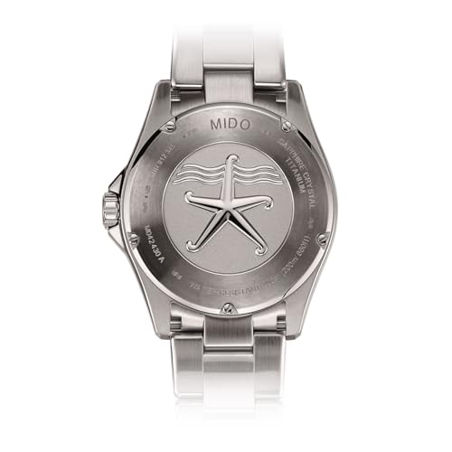Image of MIDO Ocean Star 200C - Swiss Automatic Diving Watch for Men - 42.5mm Stainless Steel Case - Rotating Ceramic Bezel - Wave-Design Dial with Day,Date Calendar